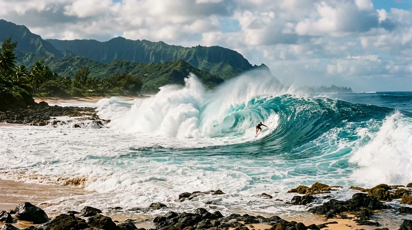 Ondas no Havaí